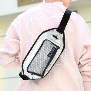 [디어백] 빅 메쉬 포켓 캐주얼 웨이스트 러닝 힙색 AN6061S