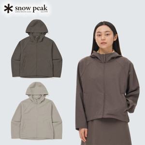 스노우피크 [택가 199,000원] 시어서커 여성 바람막이 S24MWFWB15