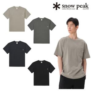 스노우피크 베이직 포켓 반팔 티셔츠 (S25MMFTS19)