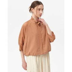 닥스 여성 24SS 추가세일카멜 솔리드 가오리핏 7부소매 집업볼레로 셔츠 DLSH4B505CM