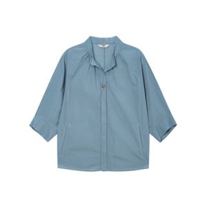닥스 여성 24SS 가격인하블루 솔리드 7부 볼륨소매 셔츠 DLSH4B507B2