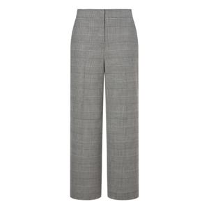 닥스 여성 24FW 블랙 잔잔한 투톤체크 울혼방 반밴딩 팬츠 DLPA4D803BK