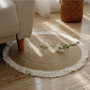 리진 러플 여름 원형러그 (120cm)