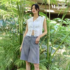 아뜰리에마졸리 25SS 버뮤다 데님 팬츠 2종 [런칭 가격 89,900원]