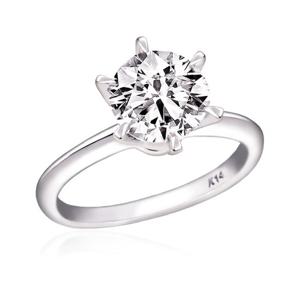 [비앤비골드] 14K 랩그로운 다이아몬드 솔리테어링 2캐럿 반지 NPR40866