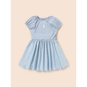 [25SS 30%][빈폴키즈] 러블리 골지 화섬 믹스원피스 라이트 그레이 (BI5371G062)
