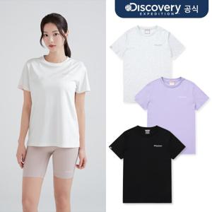 [무료반품][디스커버리] 우먼스 에센셜 반팔티셔츠 4종 택1 DWRS91043-SET