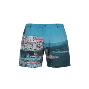 [페라로밀라노] 프린트 반바지 블루 (A0C726243)
