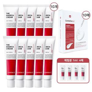 [패밀리패키지] 센텔리안24 더 마데카 크림 50ml 10개 + 더마 마스크3 10매 + 크림 1ml 4매