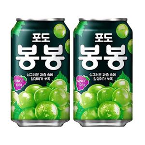 포도봉봉 340ml x 24캔 과즙뚱캔