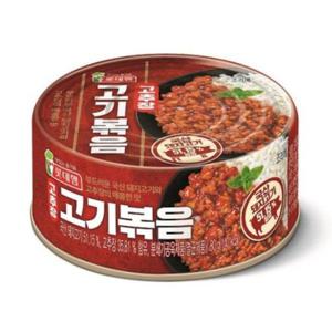 갤러리아_롯데 고추장고기볶음 80g x10개 / 밥반찬 양념 캠핑 비빔밥 캔