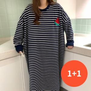 [로라제이] 프루트롱원피스 1+1 D0085
