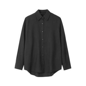 [탱커스]데일리 카라넥 루즈핏 심플 긴팔 셔츠 (TV1BL016L0)