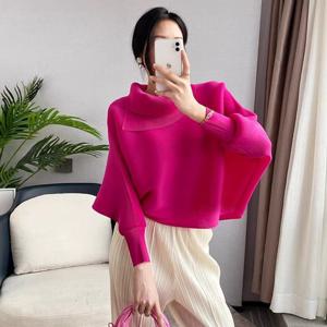 ★봄베스트/10%쿠폰★[PLEATS] 볼륨넥 가오리핏 플리츠 블라우스