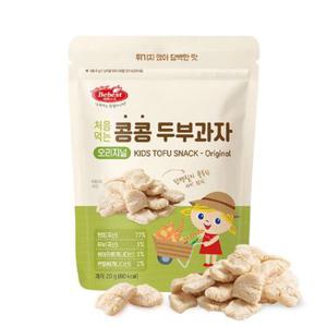 커머스파크 베베스트 처음먹는 콩콩 두부과자 오리지널 20G