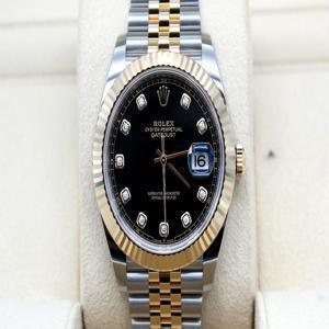 [중고명품다올] 로렉스 롤렉스 데이저스트 41mm 검판 콤비 다이아 10p 126333 상태 S급