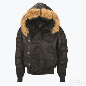 알파인더스트리 알파 N 2B 쇼츠 웨이스트 파카 MJN30000C1 블랙 숏