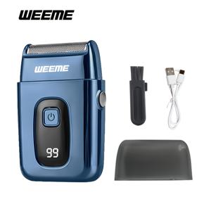 TEMU WEEME 남성용 전기 면도기, USB 충전, LCD 디스플레이, 4가지 색상 선택 가능 (골드, 실버, 블루, 블랙) - 아버지의 날, 생일, 휴일, 남편, 아들, 파트너, 친구를 위한 결혼기념일 선물