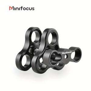 TEMU MINIFOCUS 360° 회전 가능한 알루미늄 합금 볼 클램프 마운트 - 수중 사진, 다이빙 카메라 및 액션 캠용