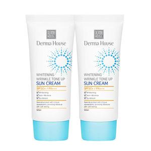 미백 링클 톤업 썬크림50mlx2개 / 3중기능성 SPF50+PA+++