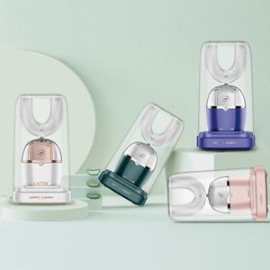 CATTRE 전자동 구강청결기 전동칫솔 음파 구강세정기 (본품+치약)