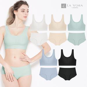라보라 심리스 퓨징 스킨브라팬티 10종세트