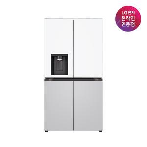 [가전구독/렌탈] LG 디오스 오브제컬렉션 STEM 얼음정수 냉장고 J825MHR042