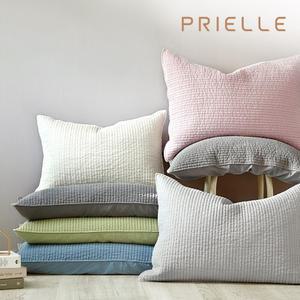 1+1 쁘리엘르 마일드 피그먼트 아사 누비 베개커버 40x60