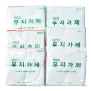 국산 신생아 가제손수건 랜덤 무지 10장