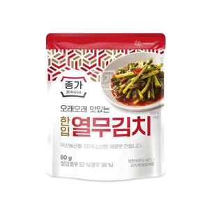 [기타]종가집 시원한 한입열무김치 80g x 9개