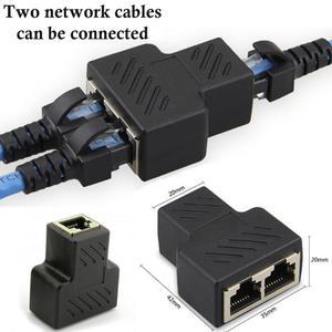 네트워크 케이블 분배기 확장기 플매트 카펫 러그 어댑터 커넥터 네트워크 Rj45 케이블 포트 8 코어 2 개로