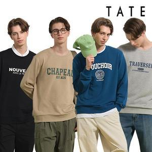 [런칭가 59,900원][TATE] 테이트 25SS 남성 리얼 에센셜 코튼 블렌딩 아트웍 스웨트셔츠 4종