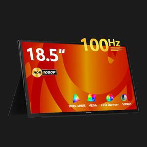 BSCONN 베스콘 포터블 대화면 모니터 M18 DEX 고화질 휴대용 46.9cm(18.5인치) 보조모니터