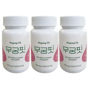무궁핏 정 무궁화 평화 22.5g 500mg x 45정 3개 / 써클