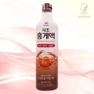 사조 홍게액 900g 1개 홍게액젓 전참시 파김치 양념 조미료 감칠맛 육수 한스푼 요리 완성