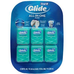 OralB 오랄비 글라이드 올인원 플로스 민트향치실 44mX6개