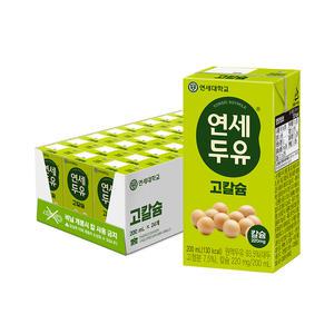 연세우유 고칼슘 두유 200ml  24팩