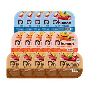 듀먼 강아지 자연화식 용기형 50g x 3종 x 5p 세트 (냉동)