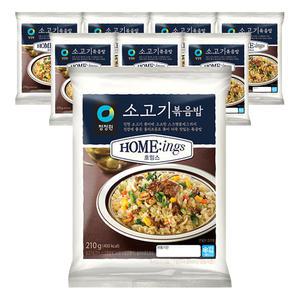 청정원 호밍스 소고기 볶음밥, 210g, 8개