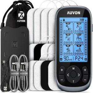 AUVON 3-in-1 TENS 유닛 근육 자극기 마사지기