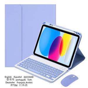 iPad 11 세대 케이스 키보드 포함 인치 2025 A16 커버 10 Funda 용 자기 태블릿