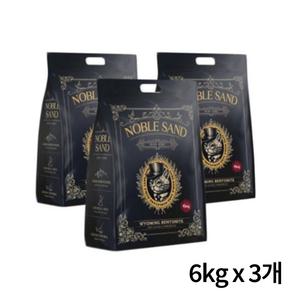 노블샌드 고양이 모래 6kg x 3개