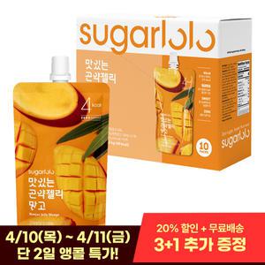[인테이크] 슈가로로 무설탕 맛있는 곤약젤리 망고 150g*10팩