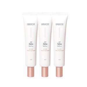 [브릴로즈] 유브이 글로우 톤업 선 세럼 SPF50+ (40ml3개) 사계절필수템 커버광채 생기톤업크림