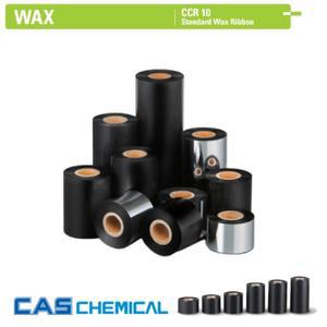 카스 왁스리본 먹지  CCR10 바코드 먹지 폭 100mm 길이 300m 지관 25mm 아트지 모조지 일반종이 라벨지