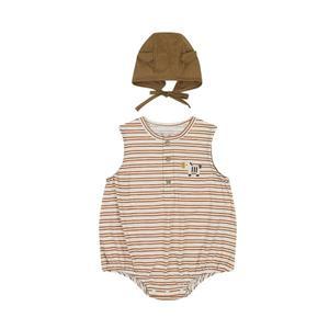 [롯데백화점]아가방 지프바디수트(모자)(카멜) 01S317520