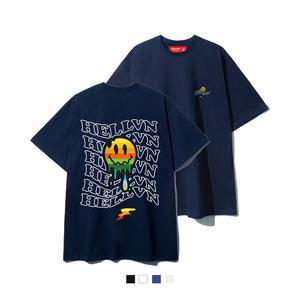SLIME SMILE 오버핏 반팔 티셔츠 (SOS2-5HV069)