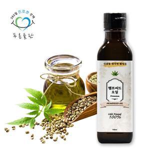 [푸른들판]캐나다산 햄프씨드 대마종자 햄프시드 오일 100% 180ml