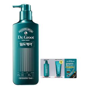 닥터그루트 밀도케어 바질 샴푸, 400ml, 1개 + 증정(체험세트 샴푸, 8ml, 1개 + 트리트먼트, 8ml, 1개)