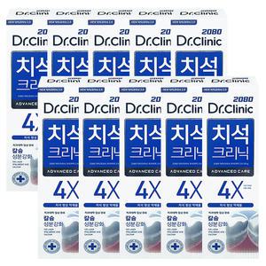2080 닥터크리닉 치석치약 120g 10개